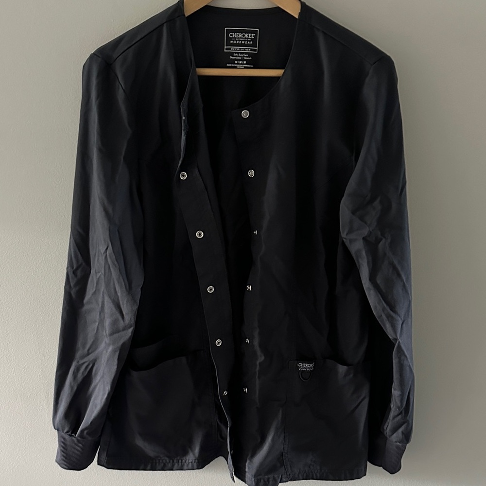 Cherokee gray women’s scrub Jacket